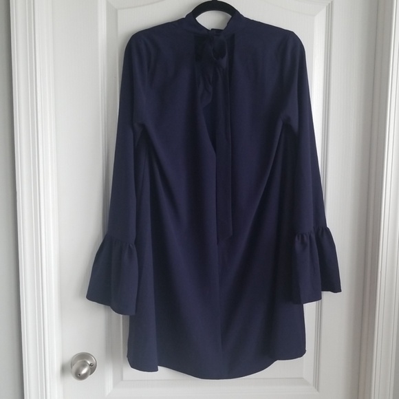 🌻LULU's🌻 Mod Squad Shift Dress in Navy - Picture 6 of 6